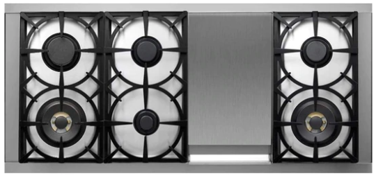 Superiore 48” Panorama Stainless Steel Range NEXT W/ 6 Burner Gas - Image 2