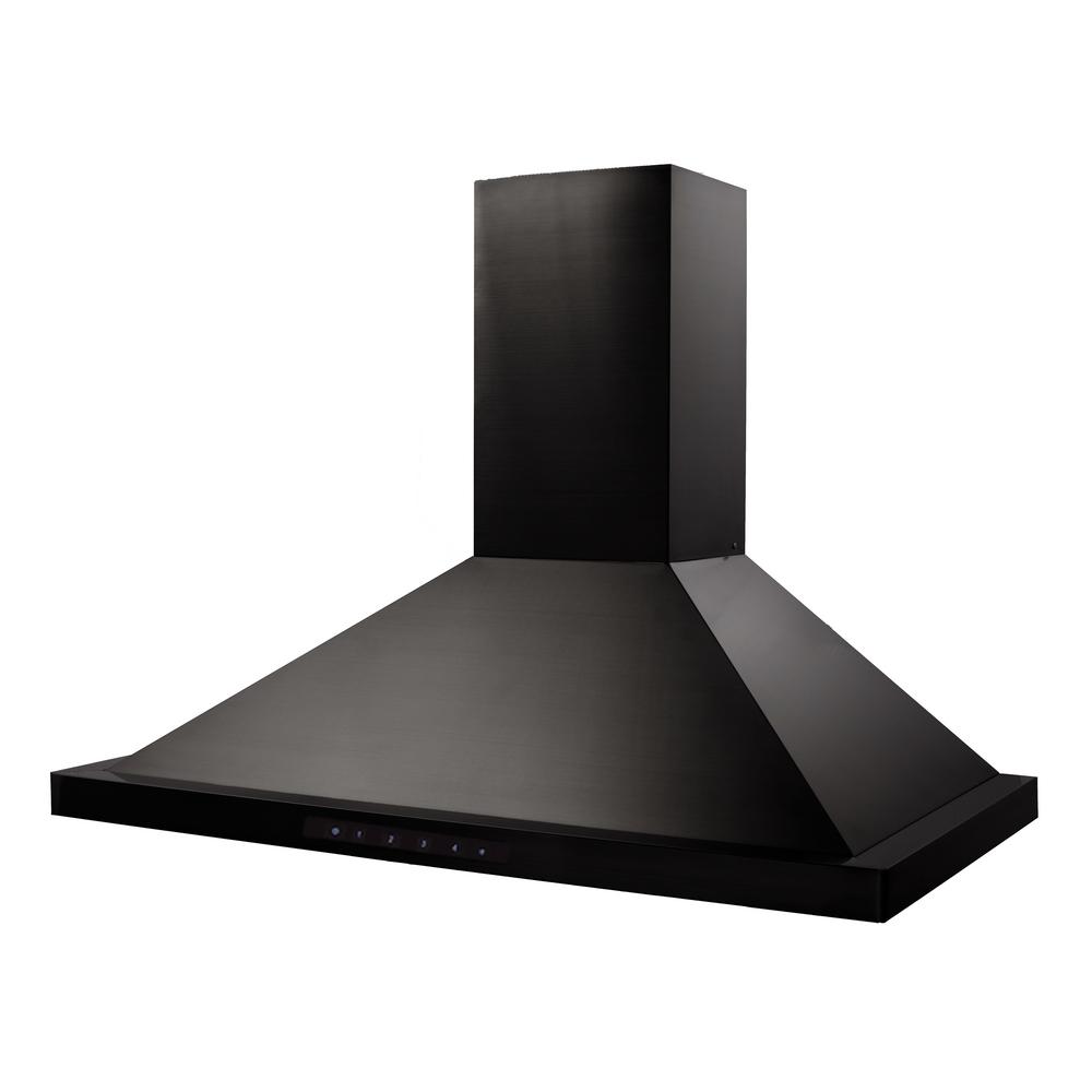 Wall Mount Range Hood in Black Stainless Steel (BSKBN-30) ZLINE 30 in.