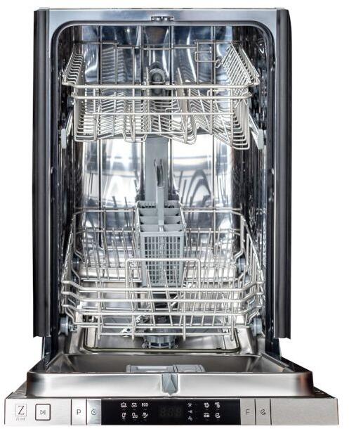 Top Control Dishwasher in Stainless Steel with Stainless Steel Tub and Traditional Style Handle DW-304-H-18 ZLINE 18 in. - Image 3